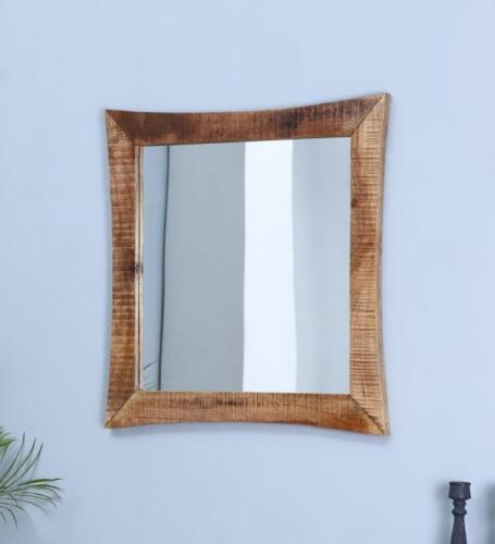 Nandi Curved Square Wooden Mirror Frame