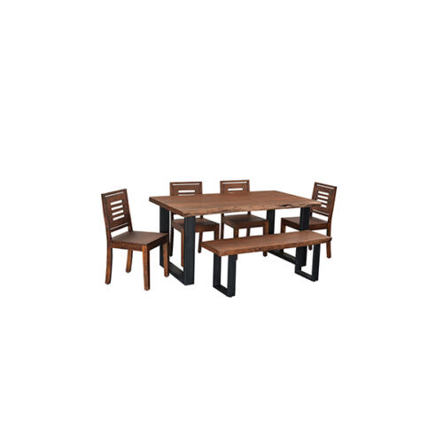 KAILASH WOODEN SIX SEATER DINING SET