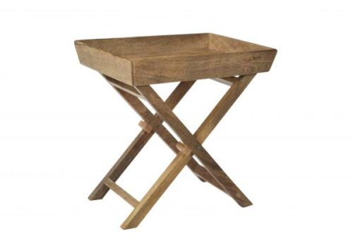 HOUSTON MANGO WOOD TRAY END TABLE