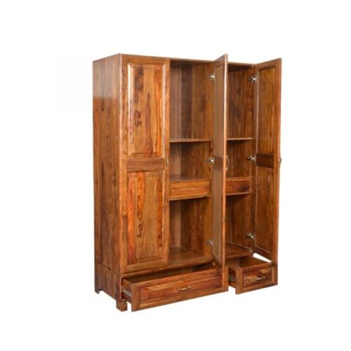 3 Door wooden folding Wardrobe