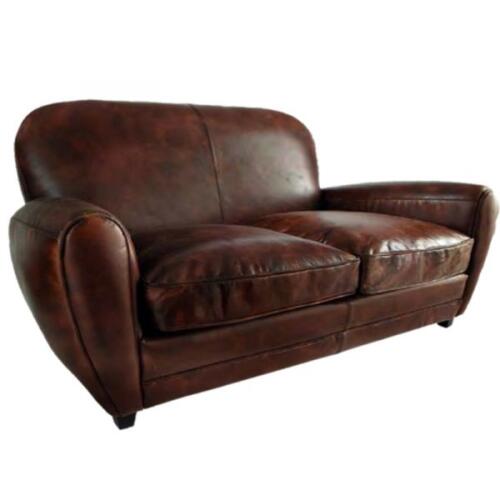 2 SEATER LEATHER SOFA