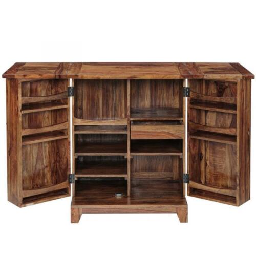 WHIRL WOODEN BAR CABINET (TUSCANY)